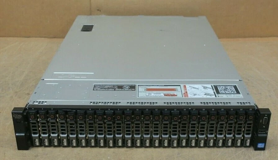 Dell PowerEdge R720xd 8C E5-2650v2 2.60GHz 96GB Ram 24x 1TB 2x 600GB 2U Server - Image 2 of 3