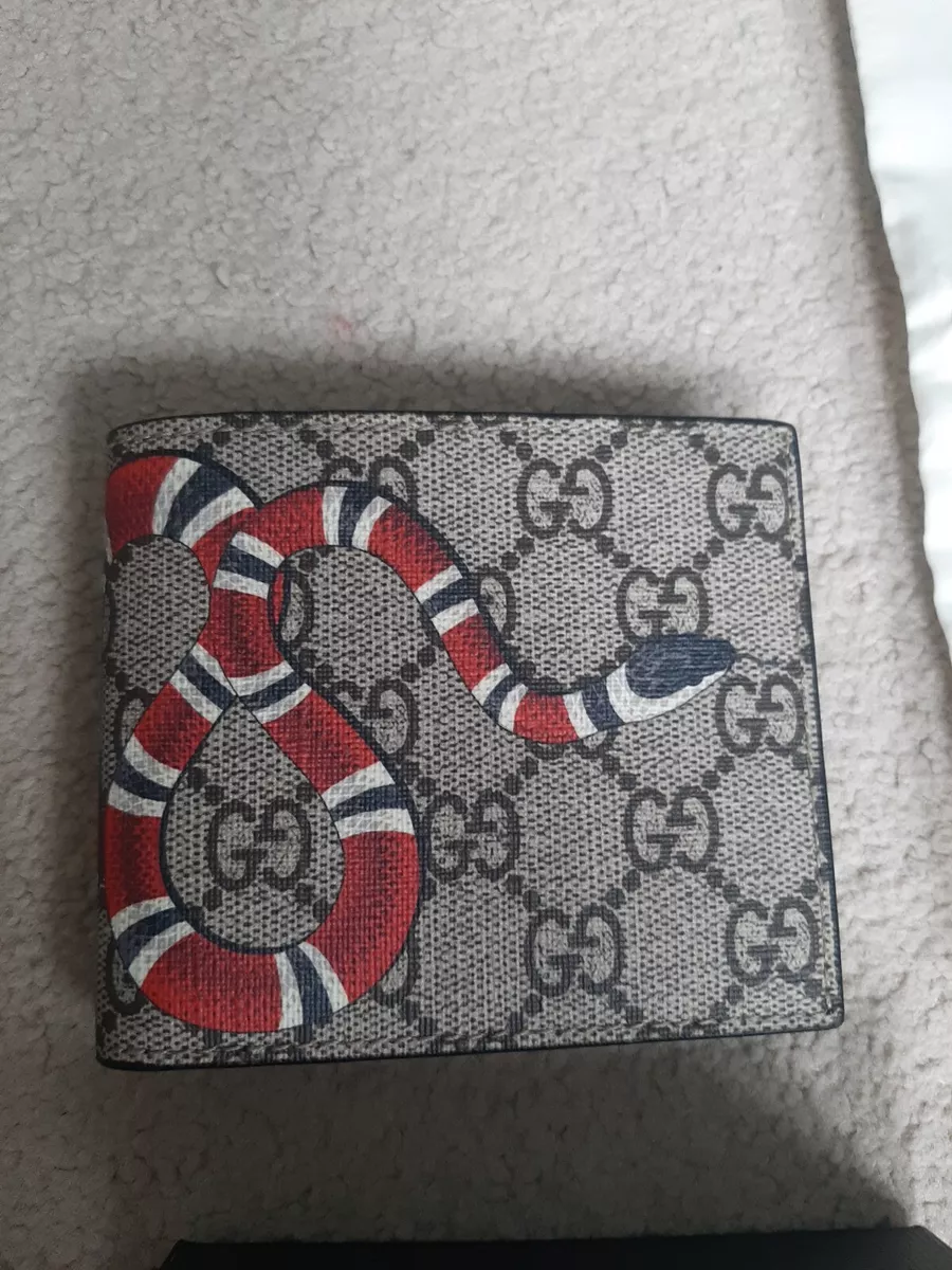 BRAND NEW Genuine Gucci Kingsnake Wallet With BOX Unwanted Gift