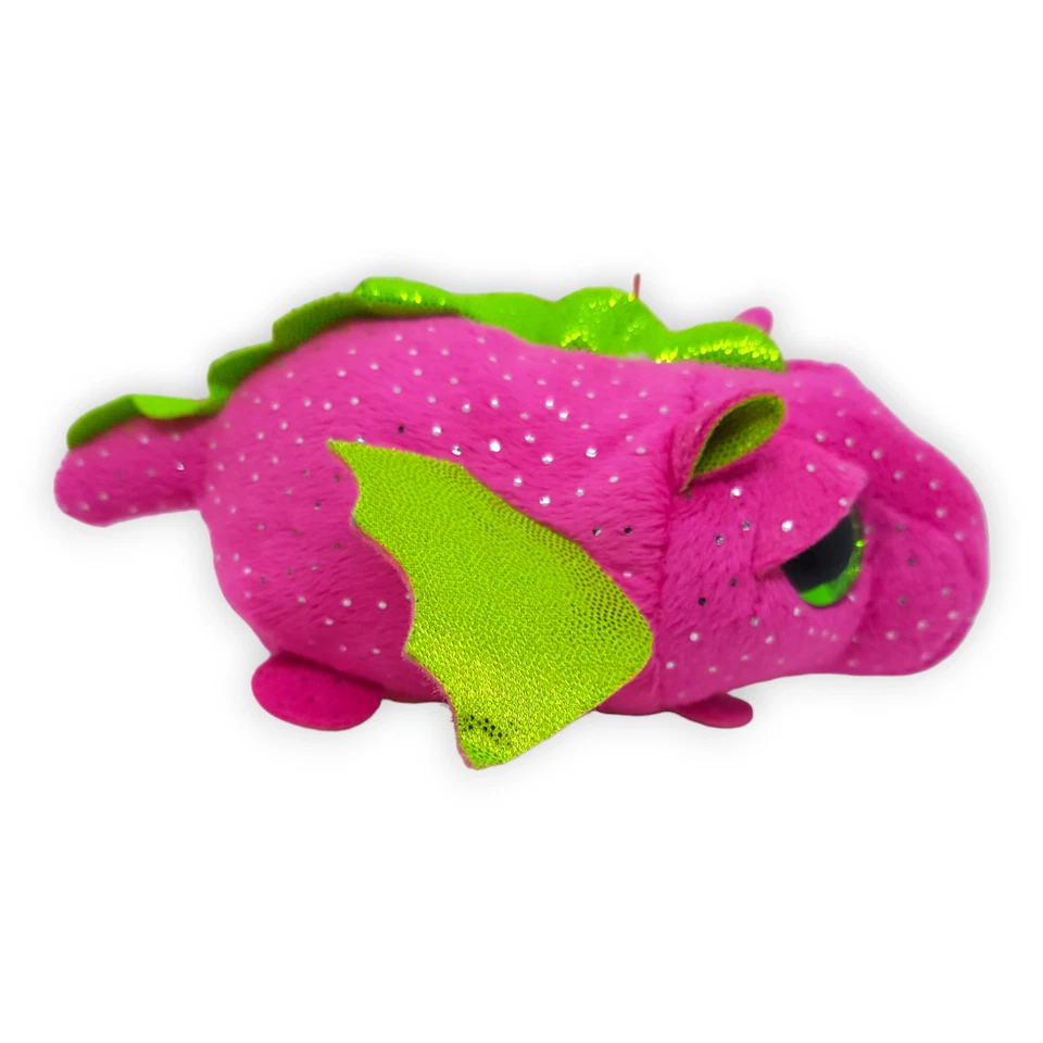 Ty Darby Pinker Drache Teeny Babies Plüsch Stofftier Granulatfüllung 13 cm 2018 - Bild 2 von 4