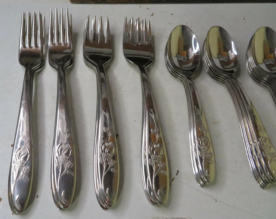 Carl Mertens CMR6 Flatware Set Of 44 Pieces 18/12 Stainless Ronosil Germany NICE - Изображение 4 из 4