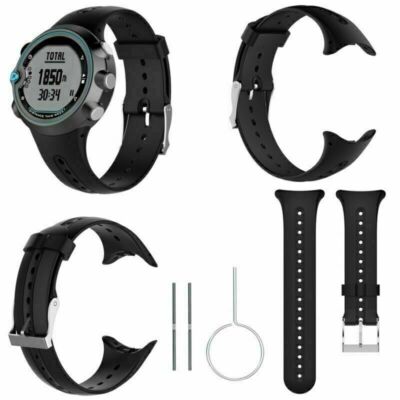 Replacement Silicone Rubber Wristband Strap Bracelet Band For Garmin Swim Watch