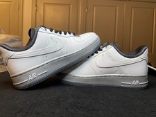 Nike Air Force 1 '07 SE Triple White Silver Retro Sneakers OG Women  s Size 6