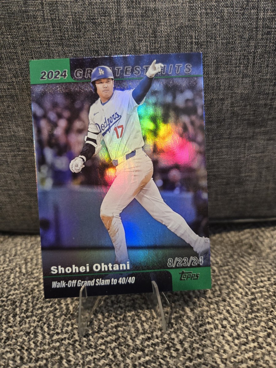 2025 Topps Series 1 Shohei Ohtani Greatest Hits Green 11/99 Los