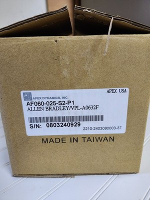 ALLEN BRADLEY VPL-A0632F APEX DYNAMICS AF060-025-S2-P1 GEARBOX **DEAL**NEW**NIB