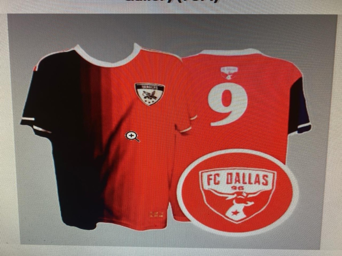 TEXAS RANGERS FC DALLAS CITY CONNECT SOCCER JERSEY THEME NIGHT SZ L 8/11/25  LE