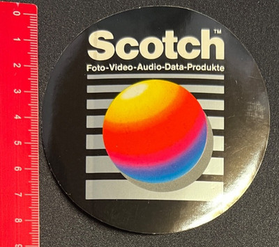 Scotch Foto Video Audio Data Produkte - Aufkleber Sticker /030617135