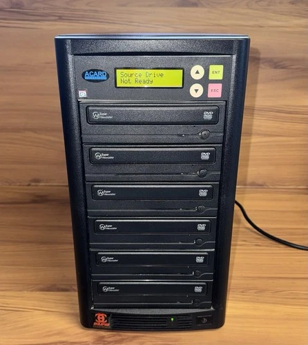 ACARD Technology DVD CD Duplicator ReWriter Super Writemaster 1-to-5 Working