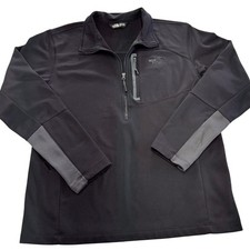 The North Face Pullover Mens Large Black Gray...
