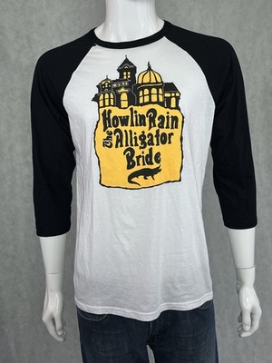 Howlin Rain 2018 Alligator Bride Tour Raglan T-shirt  3/4 Sleeve Size L Canvas
