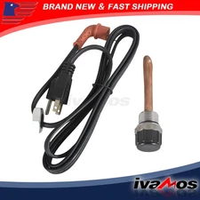 For 2003-10 F250 F350 F450 F550 6.0L Engine Block Heater Element & Cable Cord