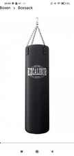 MAXXUS EXCALIBUR Boxsack PRO 120 Sandsack Stahlkette Punching Bag MMA Kickboxen