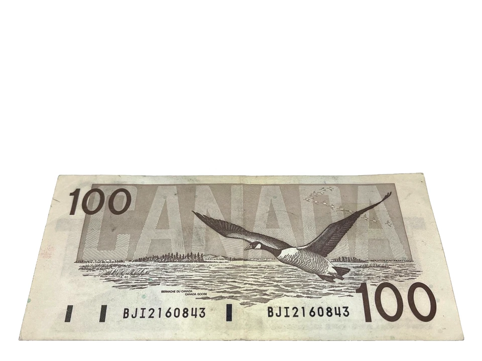 CANADA 1988 - $100 DOLLAR NOTE. CIRCULATED, BJI2160843, Bonin/Thiessen (#80) - Image 2 of 2