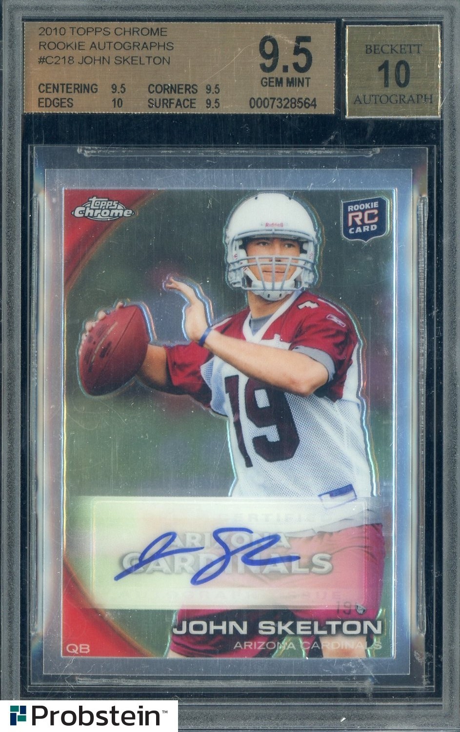 John Skelton Topps Chrome #C218 Autograph