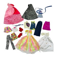 Vintage Barbie Clothing Lot Dresses Skirts Pants Mix Mattel Unbranded
