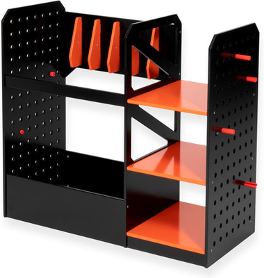 Play Platoon Storage Rack for Nerf Gun Storage & Nerf Accessories, Sturdy Wood C