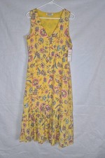 Nanette Lepore Mango Mojito Dress Size 10 | Sleeveless Boho Floral Midi