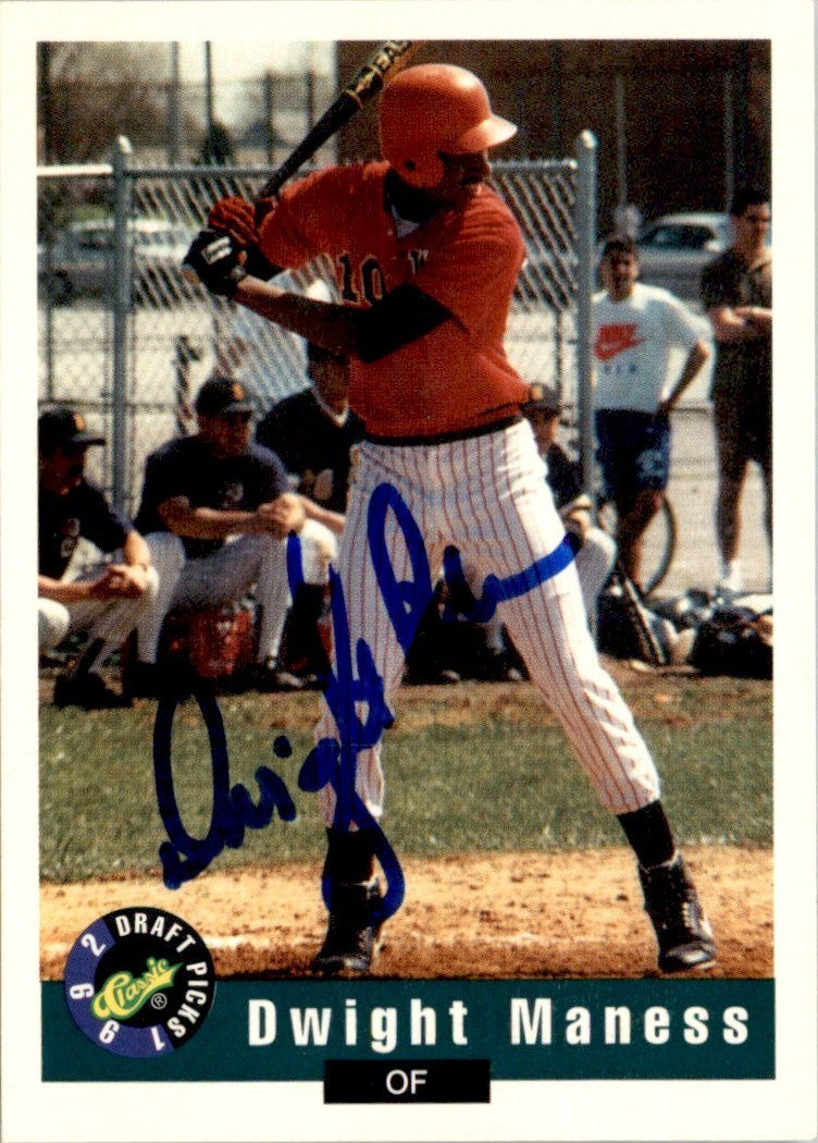 Dwight Maness 1992 Classic Draft Picks Auto #56 Los Angeles Dodgers