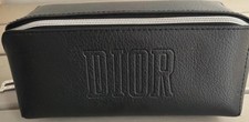 Dior Makeup Bag Pouch Cosmetic Holder Silver Hardware Excellent Condition
