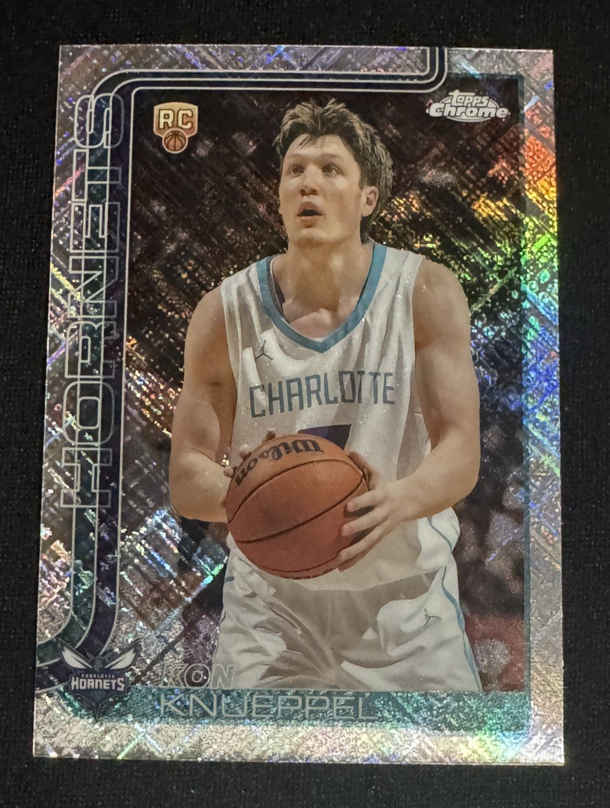 Kon Knueppel 2025-26 Topps Chrome Fanatics SKYLIGHT REFRACTOR Rookie RC #254 SP