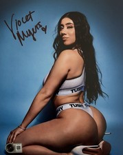 Violet Myers Signed 8x10 Photo Adult Star Autograph Beckett Witness COA
