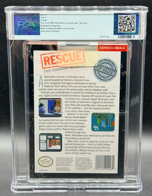 Rescue Embassy Mission Nintendo NES KEMCO Sealed New PSA 9.4 A+ NOT WATA
