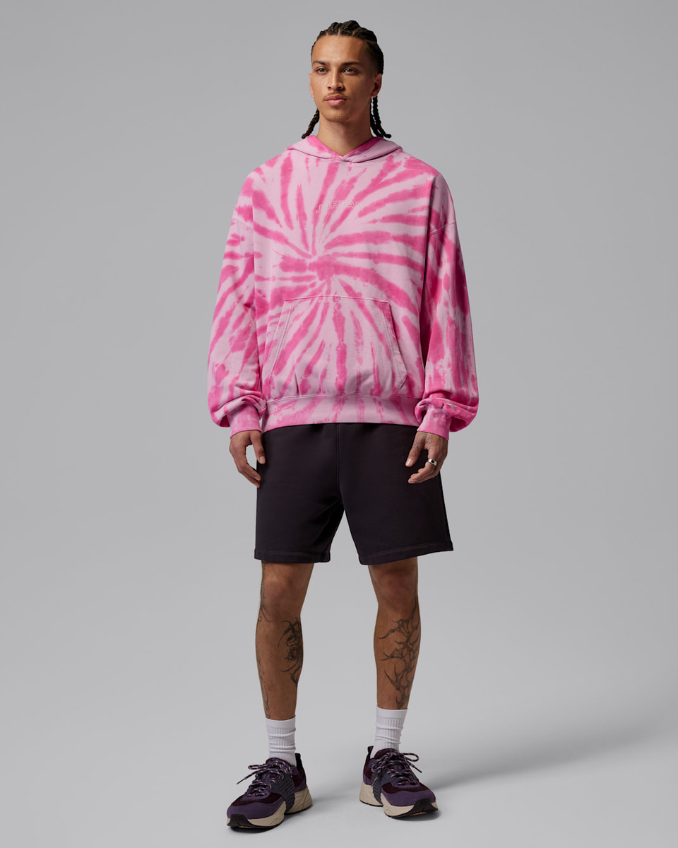 Nike Jordan Brooklyn Tie-Dye Festival Hoodie Ice Carmine IF1961