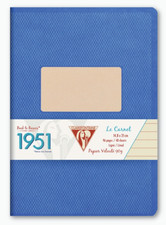 2-Pack A5 Clairefontaine Clothbound Notebook Collection "1951" - Blue