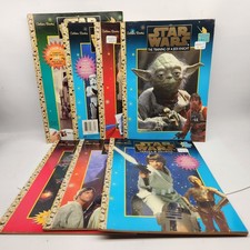 Vtg. 1997 STAR WARS Golden Books Coloring Activity Books SET Of 7 NEW Old Stock