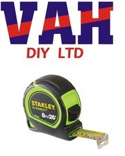 Stanley Hi-visibility/Hi-Viz Tylon Tape 8m (26ft)