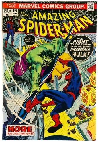 Amazing Spider-Man #120 1973 Marvel Comics FN Comic Book Hulk