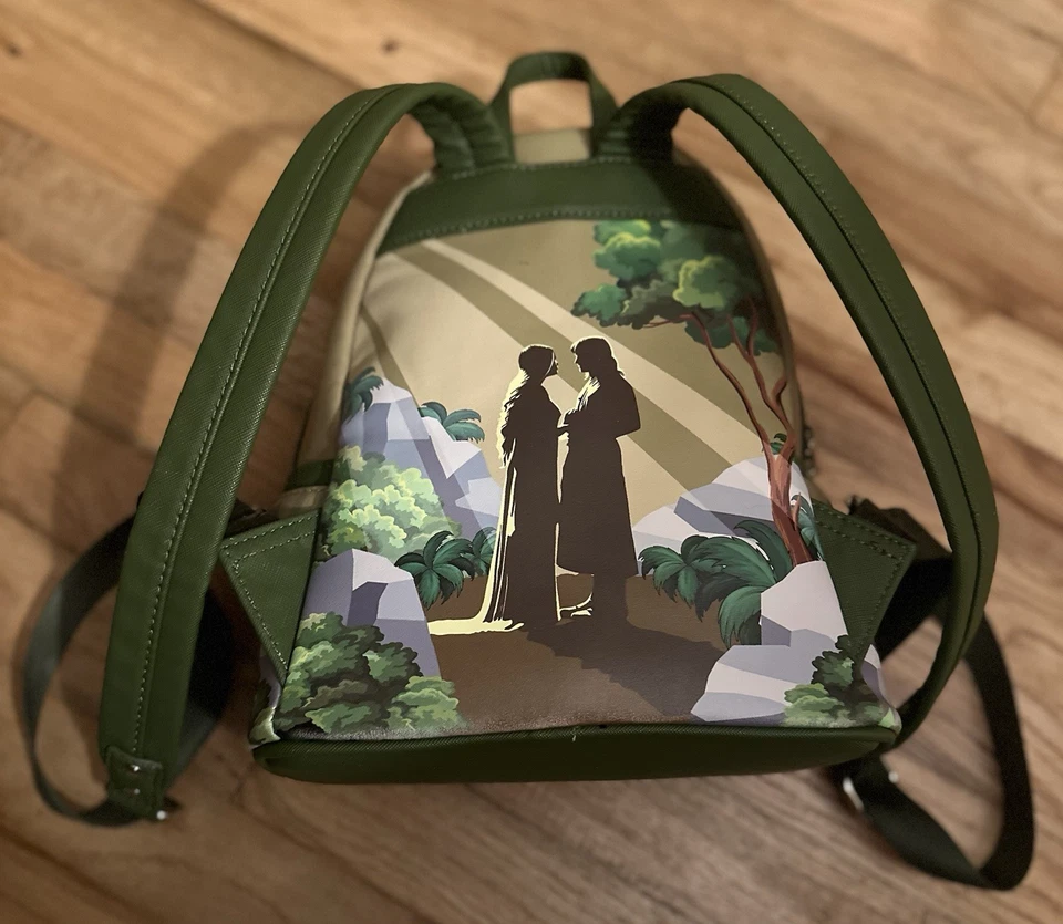 Mini Mochila Loungefly Señor de los Anillos Rivenell Exclusiva de Arwen Aragorn Foto 3 de 4