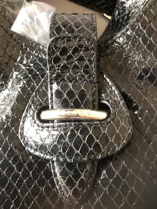 Celine Python Embossed Bag Black - image 2