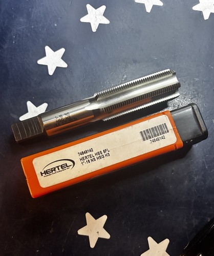 HERTEL 1”-16 Plug TAP 6FL Straight Flute HSS NS HSG H3 RH 1” -16tpi 74849142 - 第 1/10 張圖片