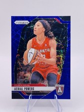 AERIAL POWERS 2024 Panini Prizm WNBA Blue Velocity Prizm #37 Atlanta Dream Card