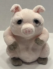 Lou Rankin Friends  Plush Pink Pig Hector 6” Stuffed Animal Toy The Encore Group