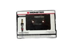 NIB Monster Cassette Adapter 800 Aux to Cassette In Car Cell iPhone MP3 iPod