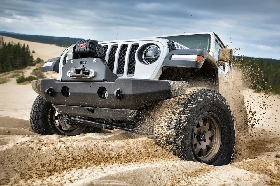 Warn 102145 Rock Crawler BUMPER JEEP FRONT Foto 3 de 3