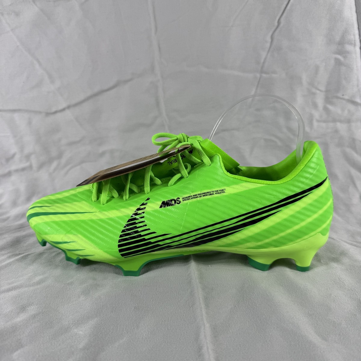 Nike Mercurial Air Zoom MDS Soccer Shoes Mens 11.5 Green FG Cleats