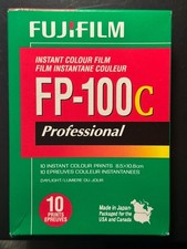fuji fp-100c Instant Color Colour Polaroid Pack Film - Tested 02/2018