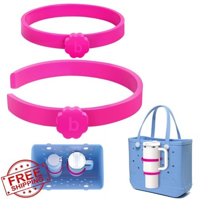 Bogg Bag Cup Holder for Stanley Tumblers Hot Pink Tote Insert