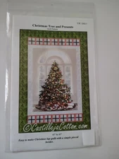 Christmas Tree And Presents Quilt Pattern 45"X65" Castilleja Cotton