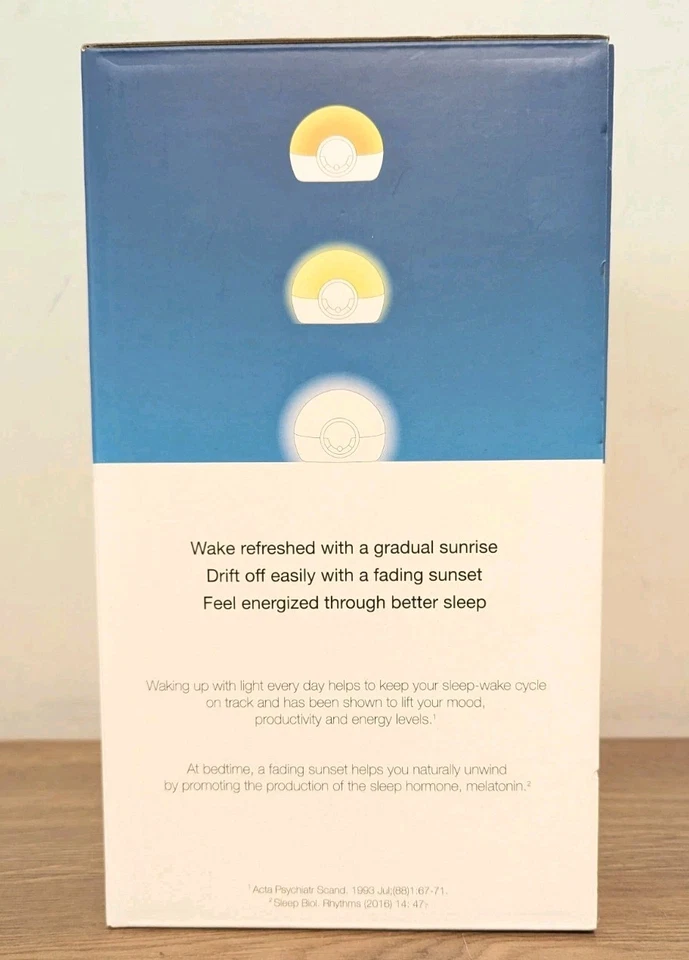 Lumie Bodyclock Glow 150 - Alarm Clock Simulates Sunrise & Sunset - Bedside - Image 2 of 4