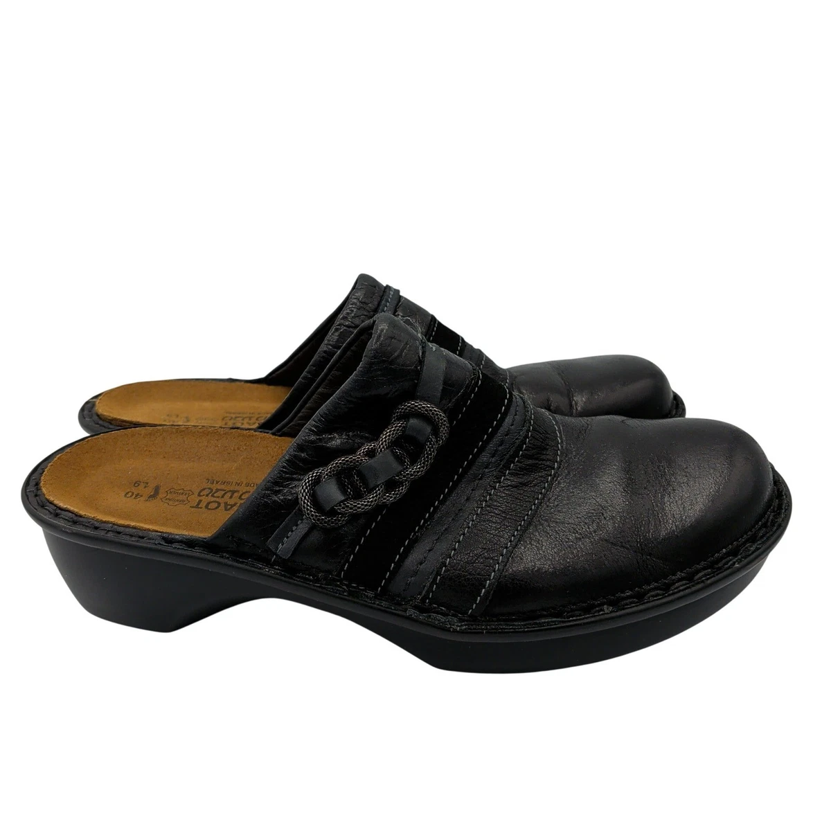 Naot Black Leather Lace Up Shoe Casual Comfort  Round Toe 42 Mens 9 Womens 11 Naot Shoes for Men for sale | eBay main image 4