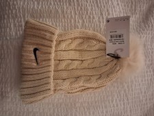 Nike Beanie Beige Female NWT Winter Hat One Size Women's