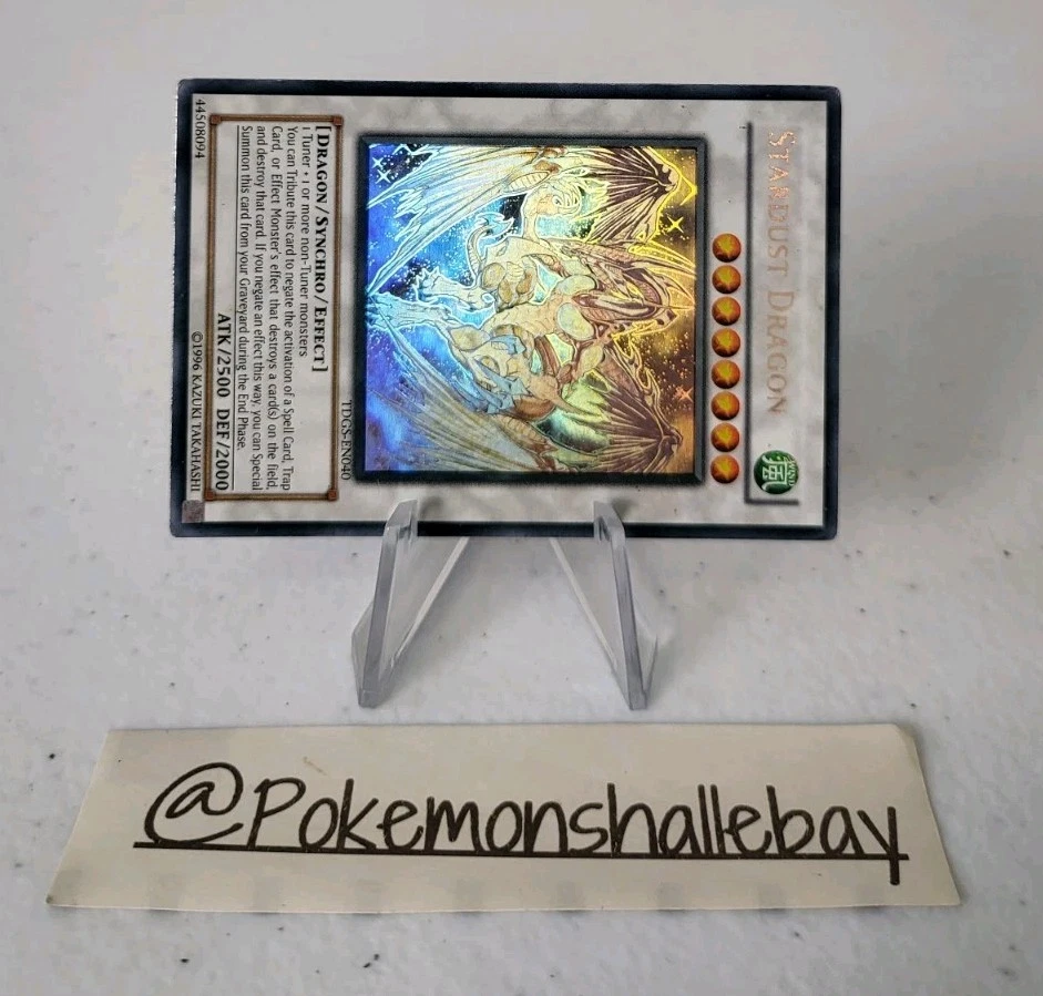 Stardust Dragon TDGS-EN040 *MP-HP* Ghost Rare Yugioh Card - Image 4 of 4