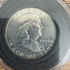 1960D Benjamin Franklin US Liberty Bell Half Dollar Silver 50C Coin Collectible!