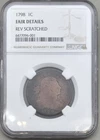 Photo of a 1798-P Large Cent from an eBay listing that sold on Jul 18, 2026