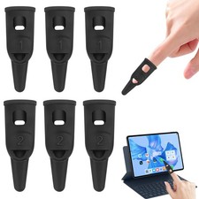 6Pcs Finger Stylus Pen for Touchscreen High Precision Sensitivity Silicone, C...