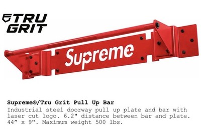 Supreme/Tru Grit Pull Up Bar SS26 In hand . Ships Today