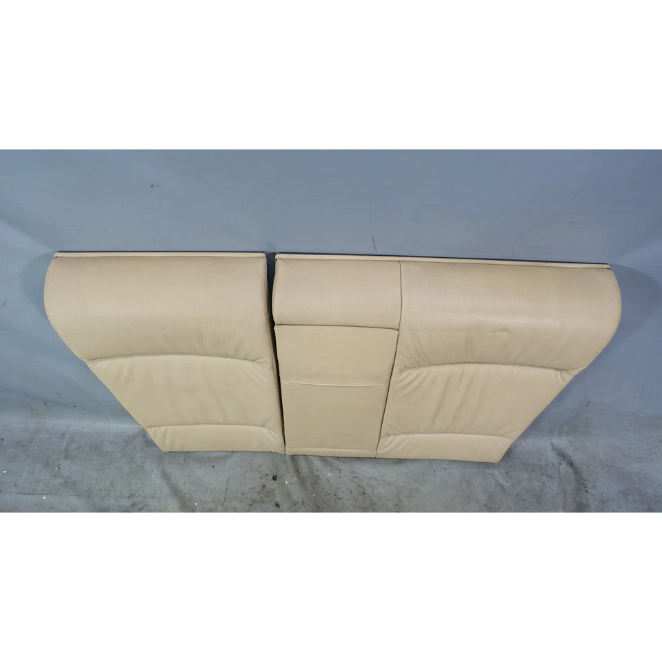 99-06 BMW E46 Serie 3 Cupé Sedán Asiento Trasero Plegable Respaldo Beige Cuero Fabricante de Equipo Original Foto 4 de 4
